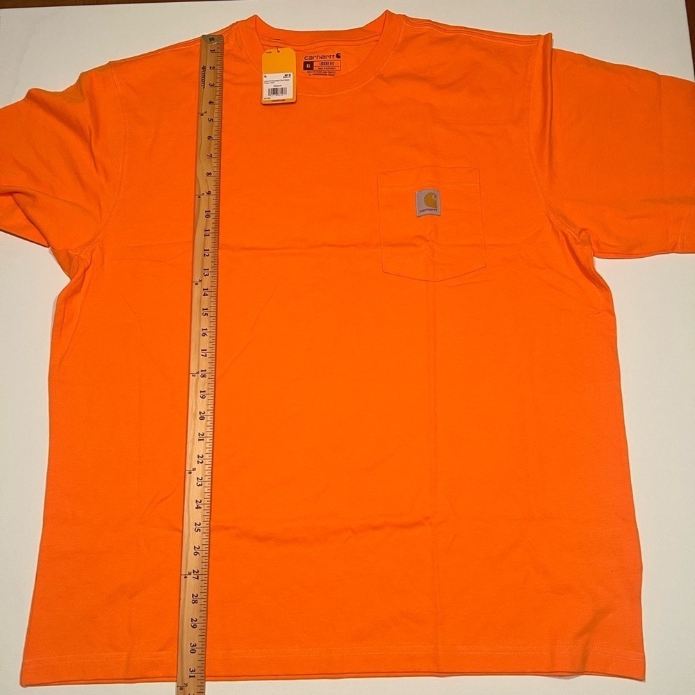 NWT Carhartt Men's T shirt XL Loose fit Heavyweight Pocket Tee Short Sleeve (B4)